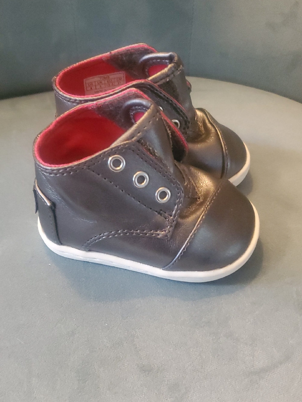 T4 Toms SILVER Toddler Slip-On Shoes